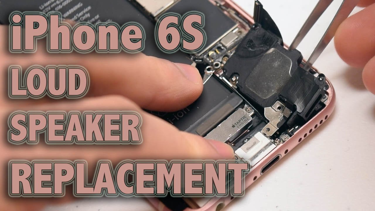 Замена динамика iPhone 6S