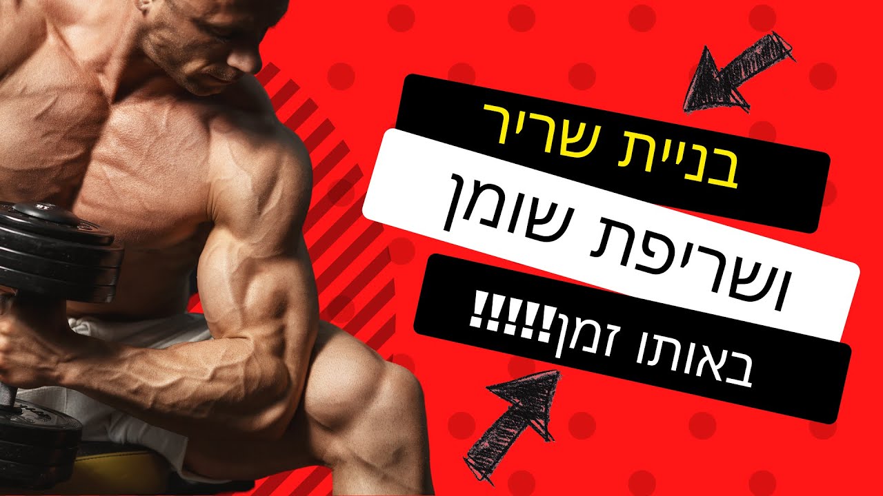 שריפת שומן ובניית שריר בו זמנית - האם חיטוב כזה אפשרי?