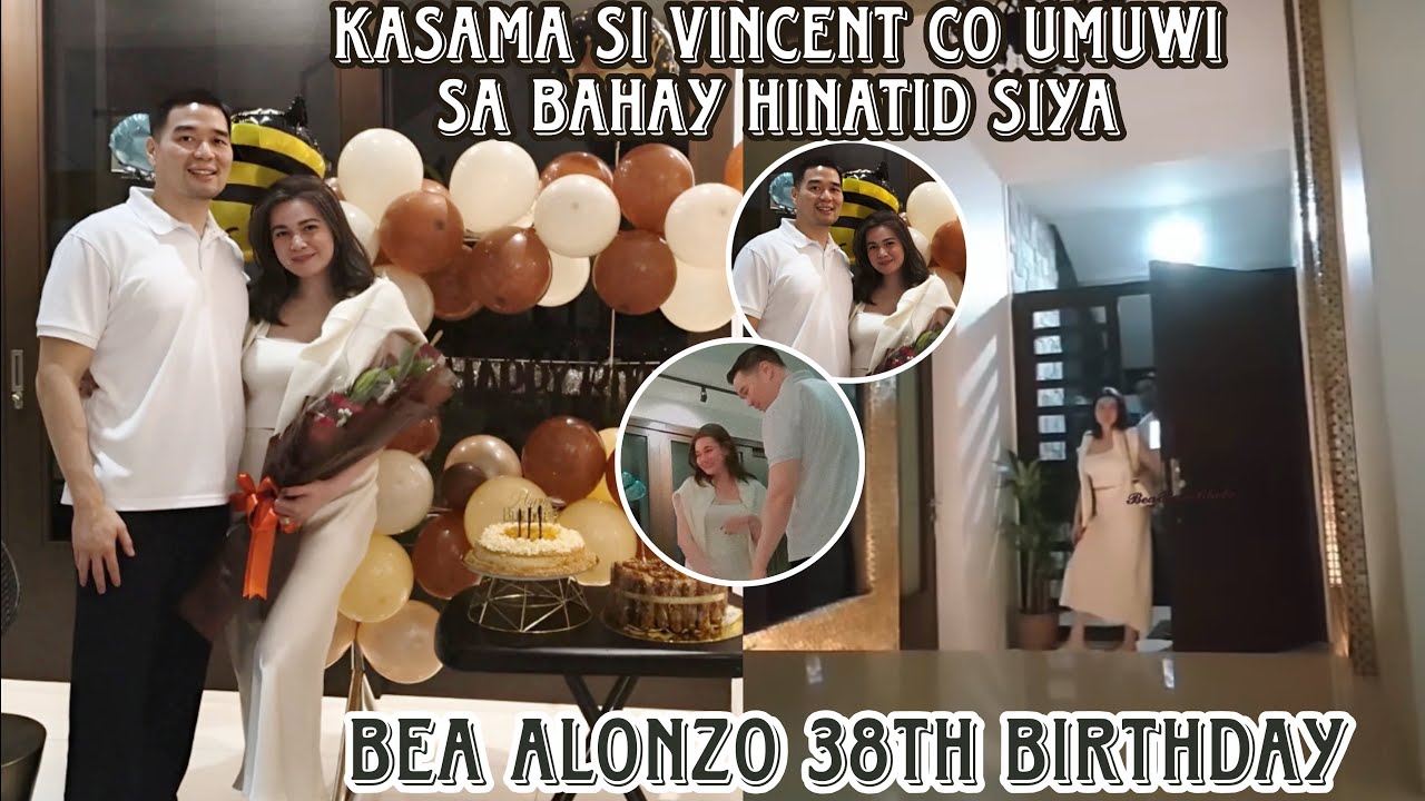 Bea Alonzo 38th birthday kasama si Vincent Co umuwi sa bahay hinatid siya napakasweet naman niya