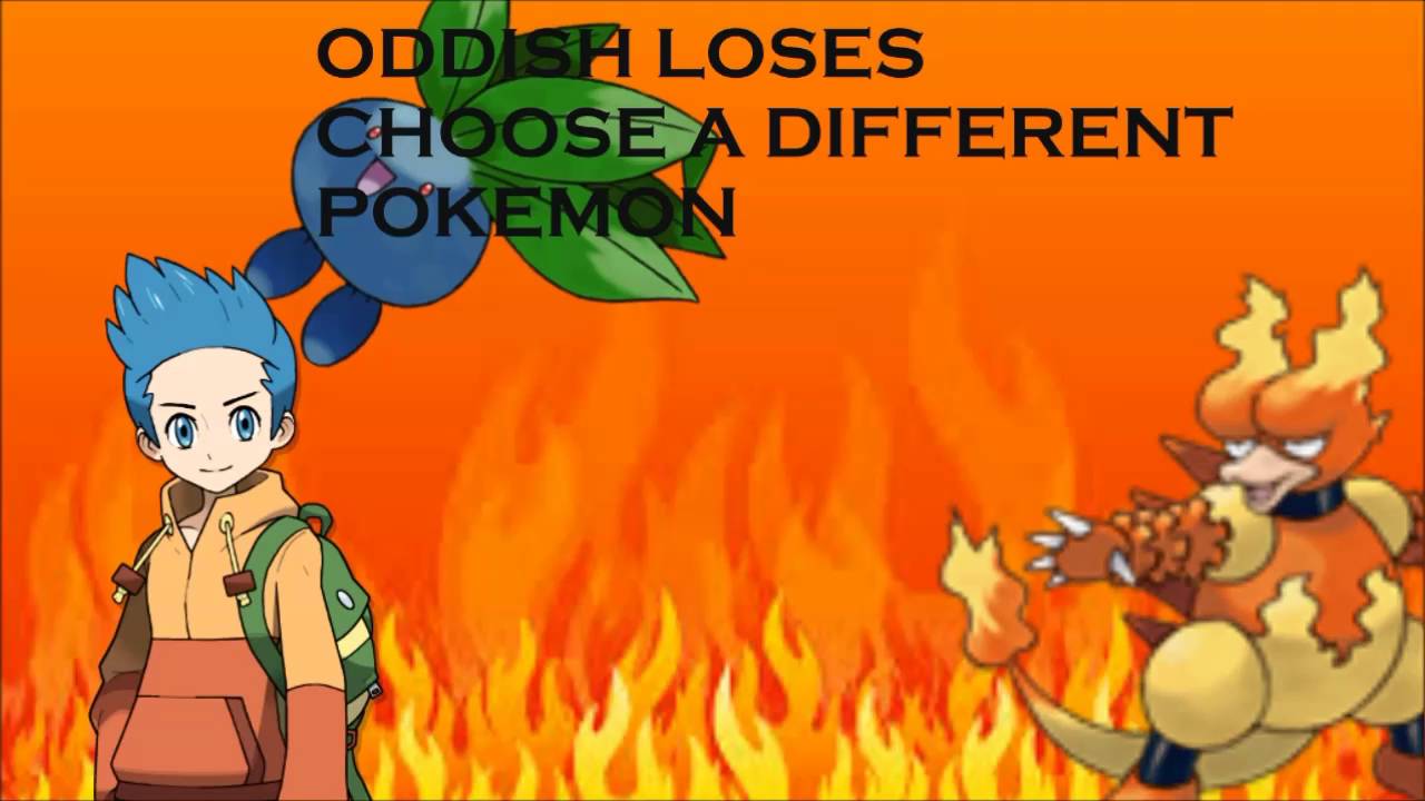 ODDISH VS MAGMAR....POKEMON GAME(INTERACTIVE)!!!!PLAY NOW!!!!!