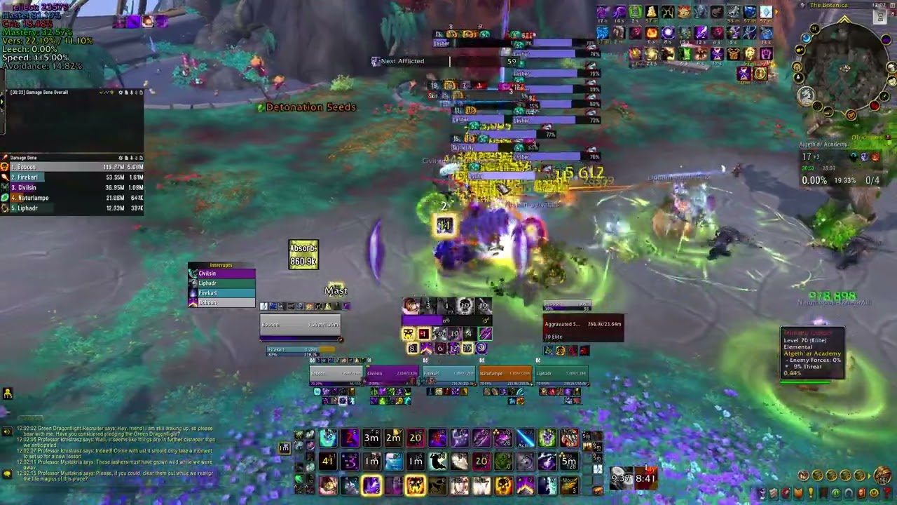 Shadow Priest 6.1m DPS! Algethar Academy First Pull