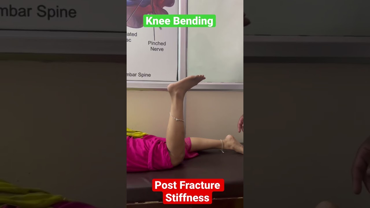Knee Bending Exercise | Post Fracture Stiffness | Dr. Arvind Jaga #physiotherapy #physiotherapist