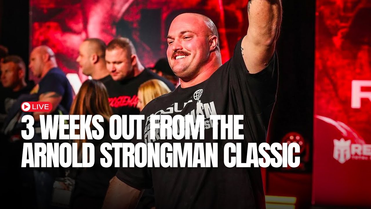3 weeks out from THE ARNOLD STRONGMAN CLASSIC : Q&A Recovery Session