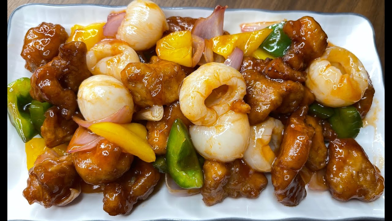 荔枝咕噜肉 Lychee Sweet and Sour Pork