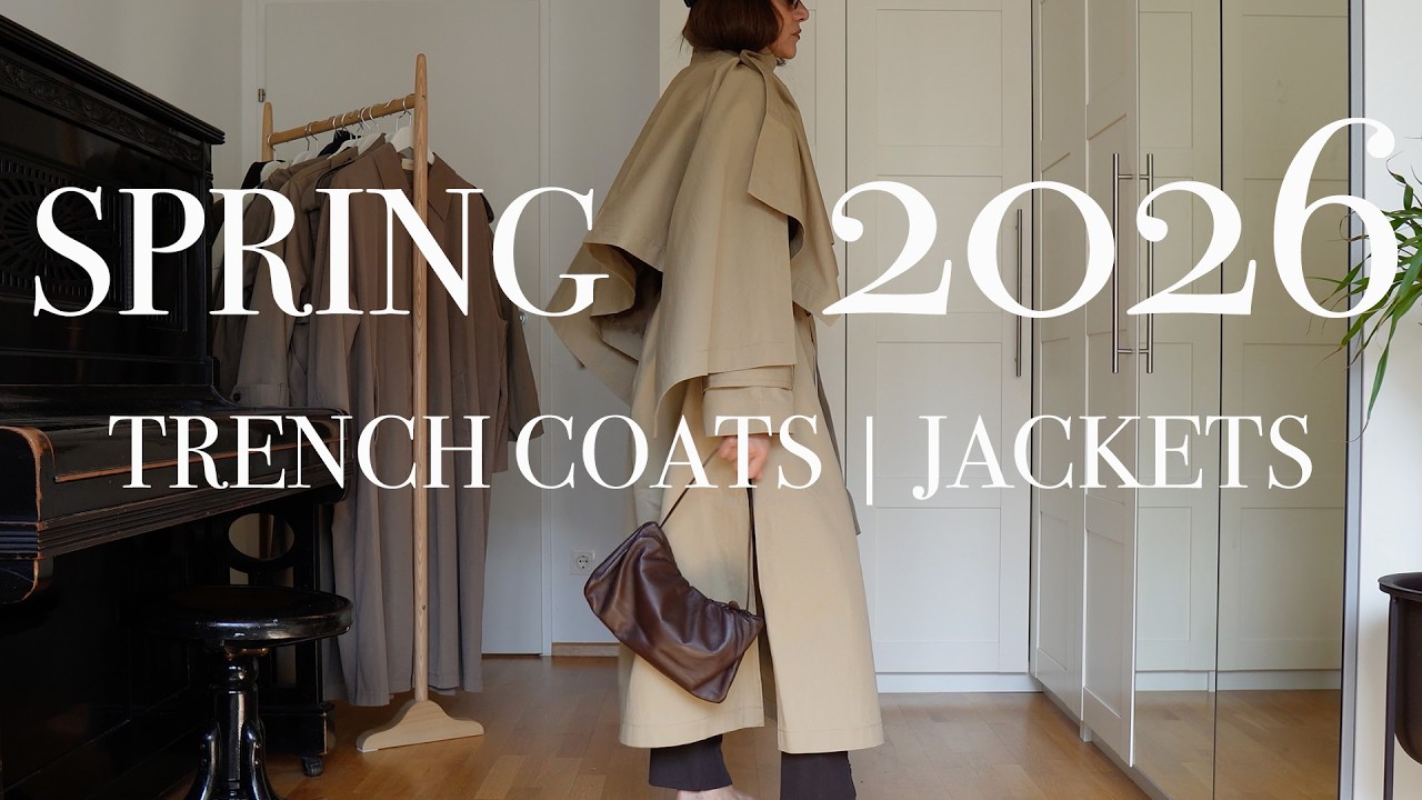 Best Trench Coats & Spring Jackets | Spring 2026 Style Essentials | COS, ARKET, ROHE, The Row etc.