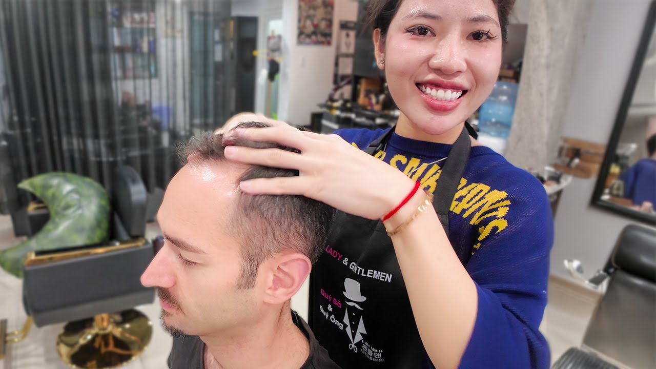 UNIQUE Barbershop (She Does Everything!) – Korea Town, Ho Chi Minh City 🇻🇳