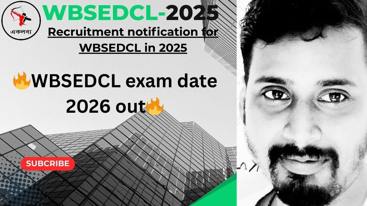 WBSEDCL exam dates January 27, 2026