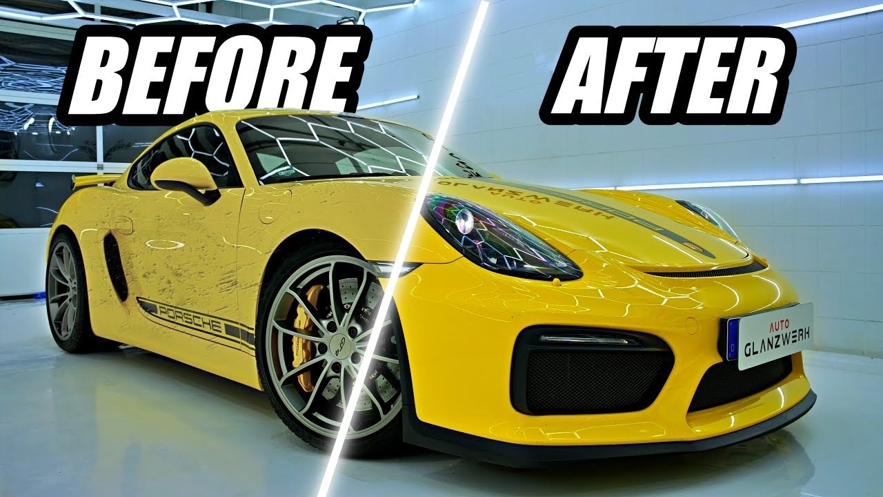 Detailing a $100,000 Porsche GT4 (ASMR)