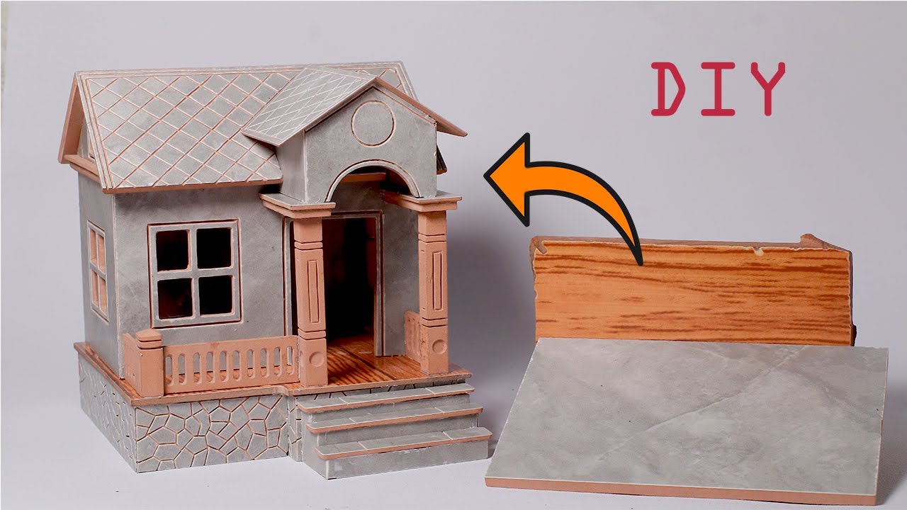 DIY - House Mini From Ceramic Tiles
