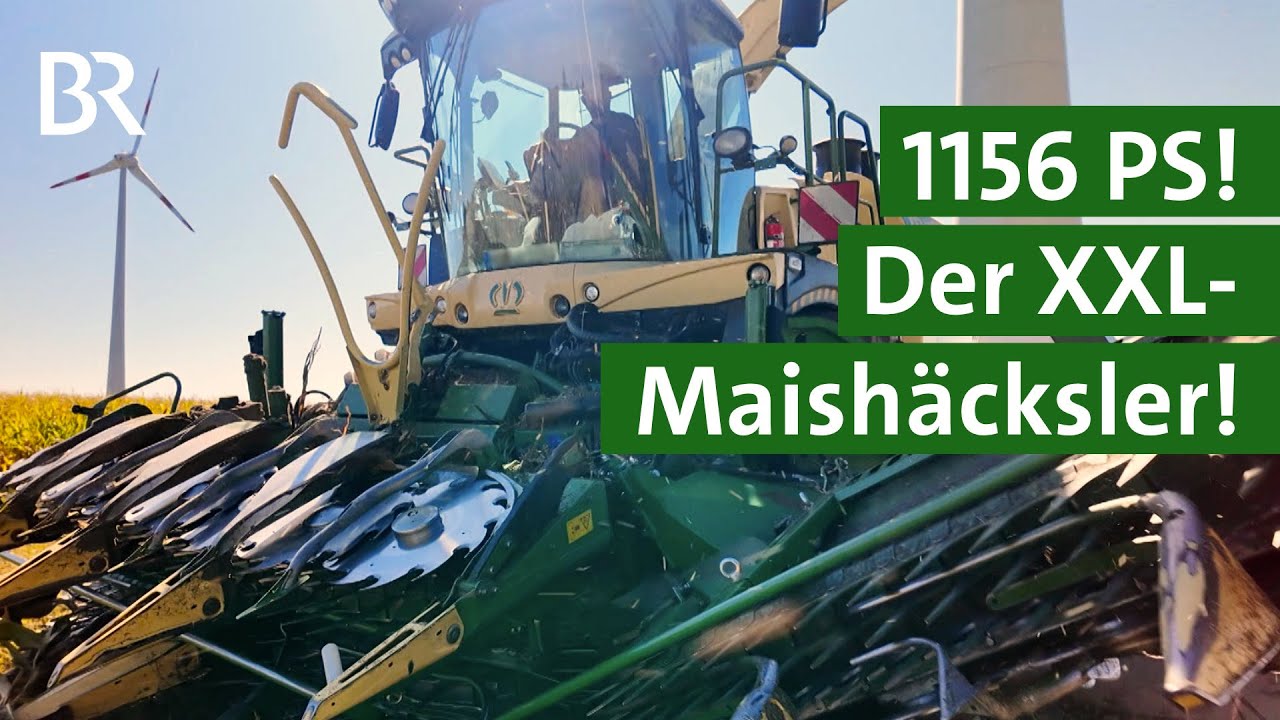 Maishäckseln XXL: Krone Big X - Der größte Häcksler der Welt | Landmaschinen | Unser Land | BR