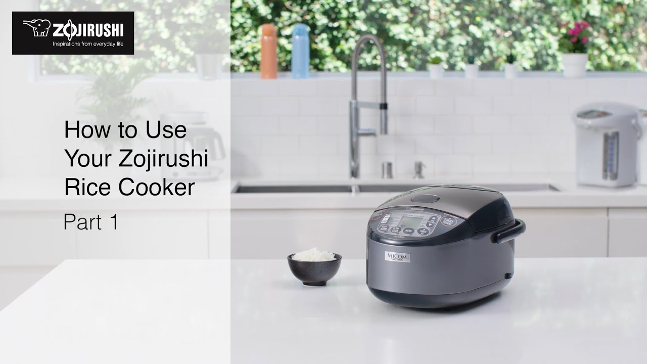 How to Use Your Zojirushi Rice Cooker Part 1