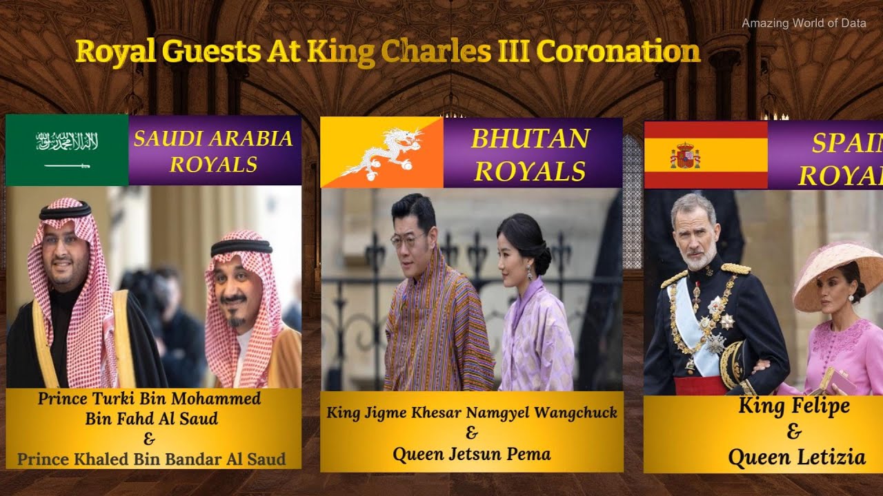 Royal Guests At King Charles III Coronation