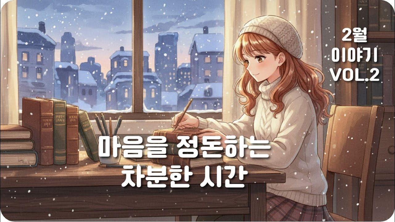 【𝐏𝐥𝐚𝐲𝐥𝐢𝐬𝐭】🎧 Focus On Me | 오롯이 나에게 집중 🎶 차가운 겨울 공기 속에서 따뜻한 리듬을 타며 기록하는 다이어리 ㅣ 독서, 공부, 카페 ㅣ 소닐룸 플리