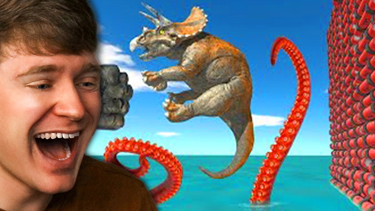 DINOSAURS vs TNT TRAP in ARBS! (Reaction)