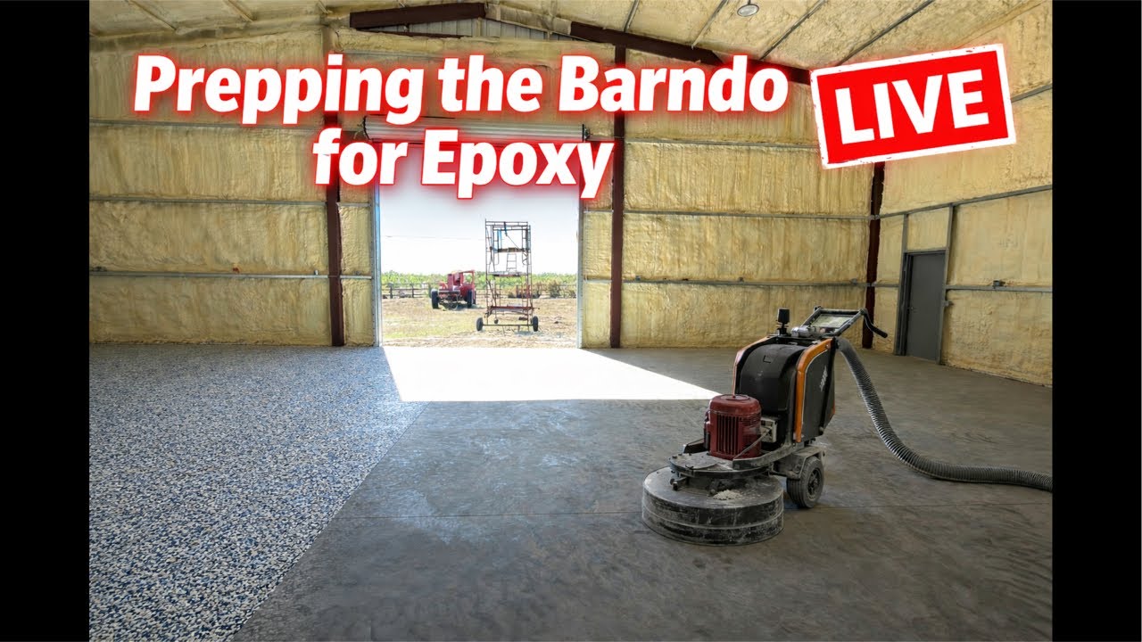 Prepping the barndo for epoxy !
