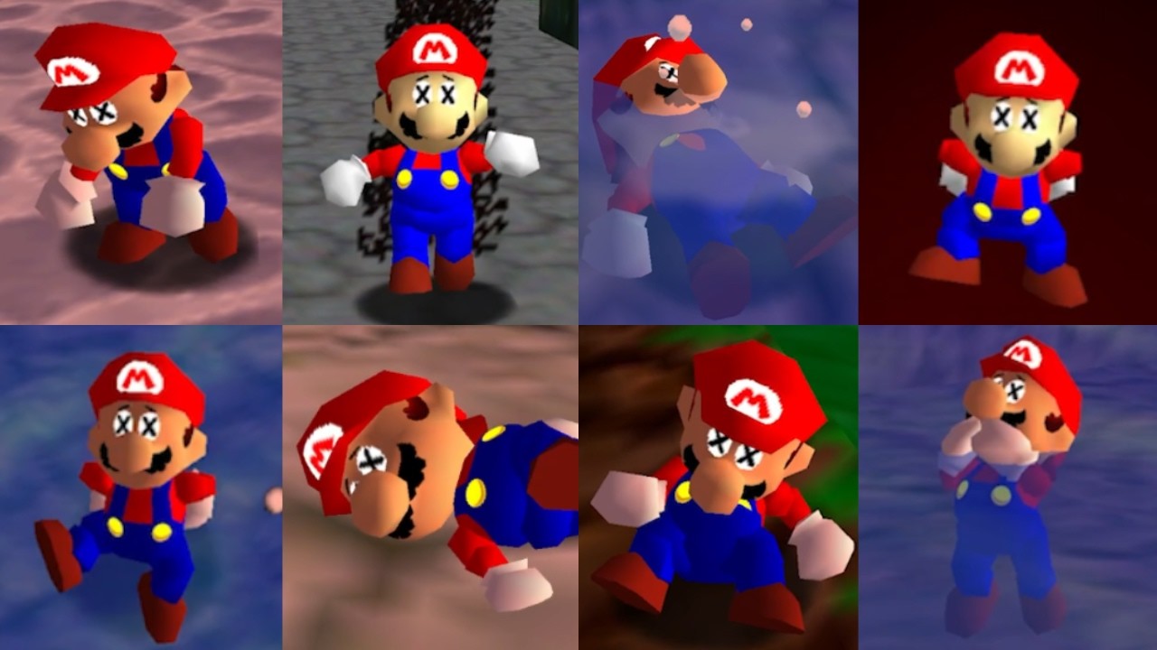 250 Ways to Die in Super Mario 64 Day Cycle