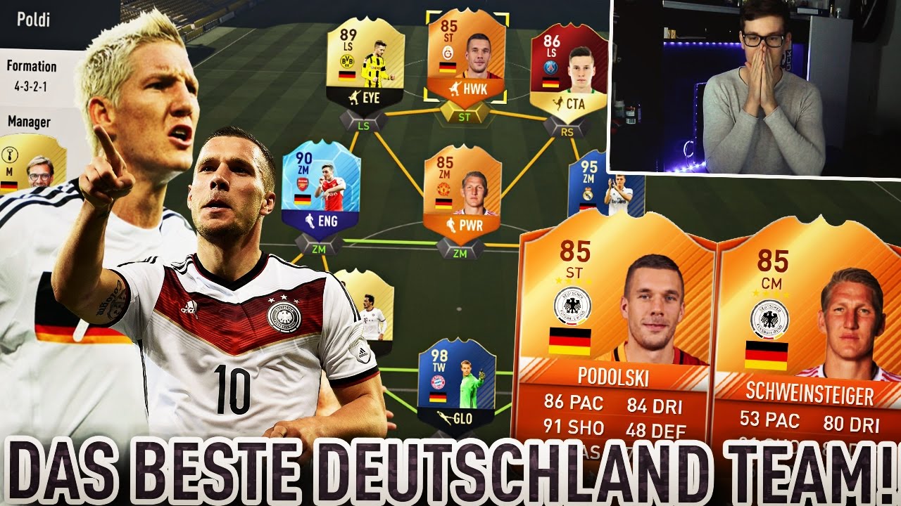 FIFA 17: DAS HEFTIGSTE DEUTSCHLAND TEAM! ABSCHIED VON PODOLSKI MOTM 😧 - ULTIMATE TEAM - & SCHWEINI!