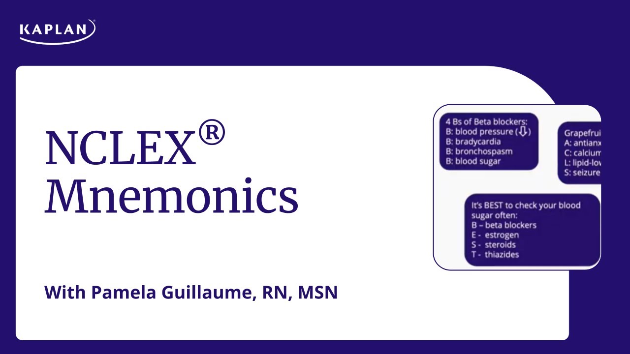 NCLEX Mnemonics