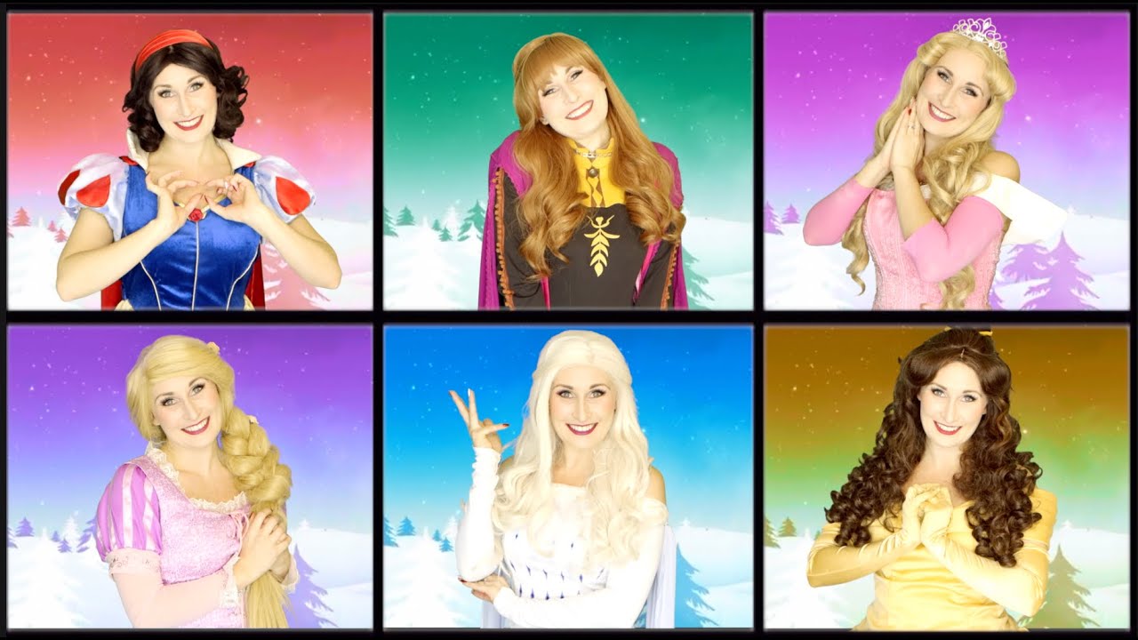 Disney Princess Jingle Bells Compilation | Princess Playhouse Nursery Rhymes and Songs