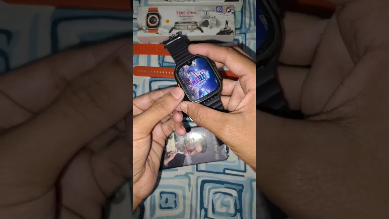 New smart watch ✅️ unboxing in live ❤️