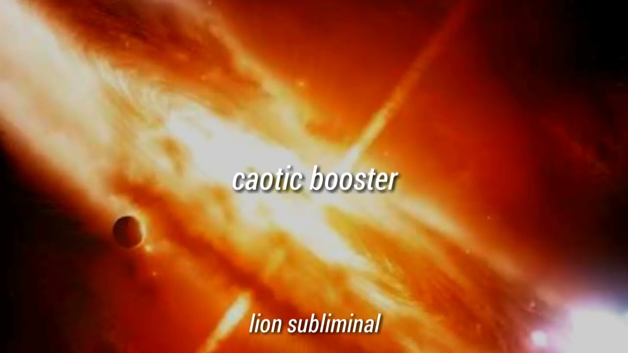 Caotic booster ; el m&aacute;s efectivo y poderoso (Golden Lion)
