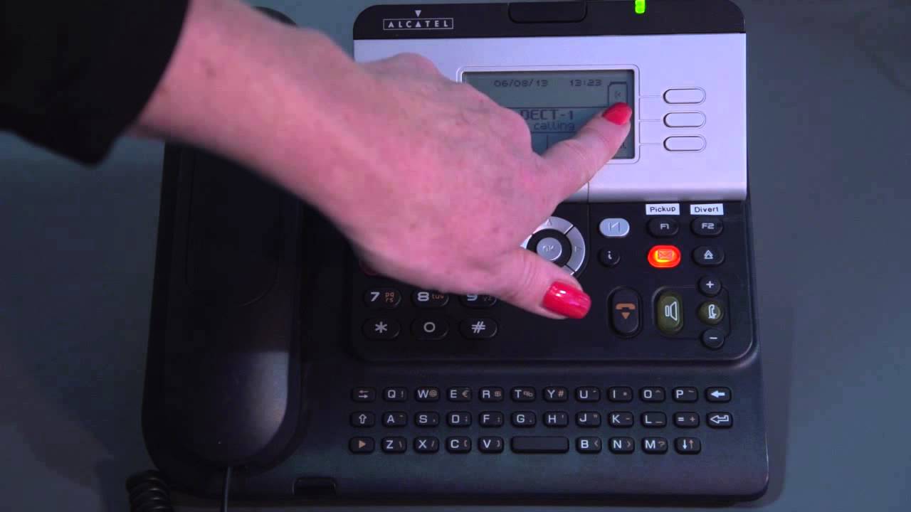 Alcatel Lucent 4029 Receiving a call