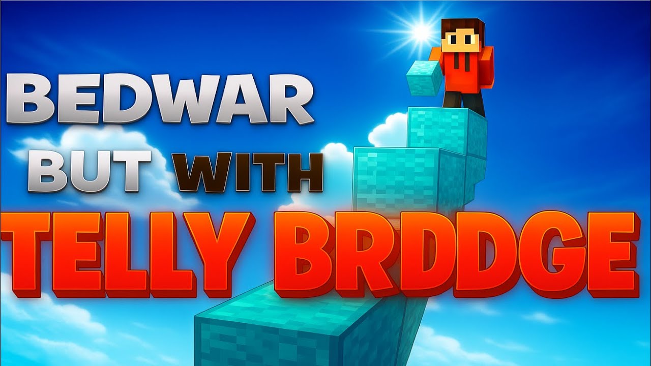 Bloxd.io Bedwars but with TELLY BRIDGE #bloxd #tellybridging