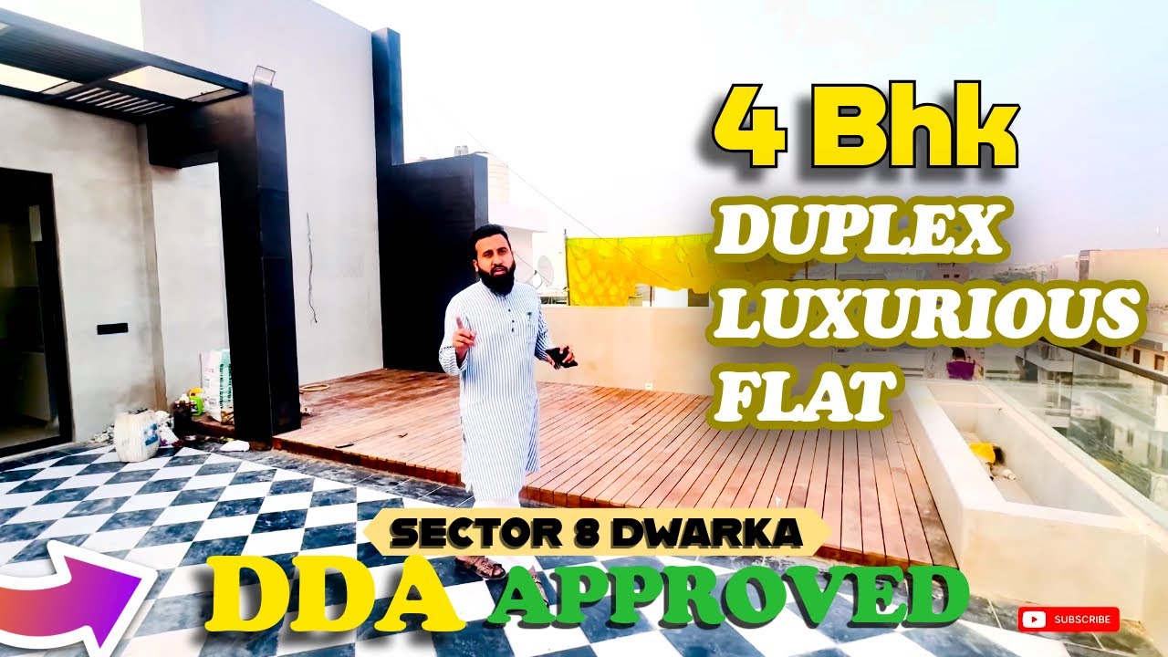 Luxury 4 BHK Duplex Flat in Dwarka 😍 | 210 Sq.Yd | Sector 8 | DDA Approved #duplexforsale #trend