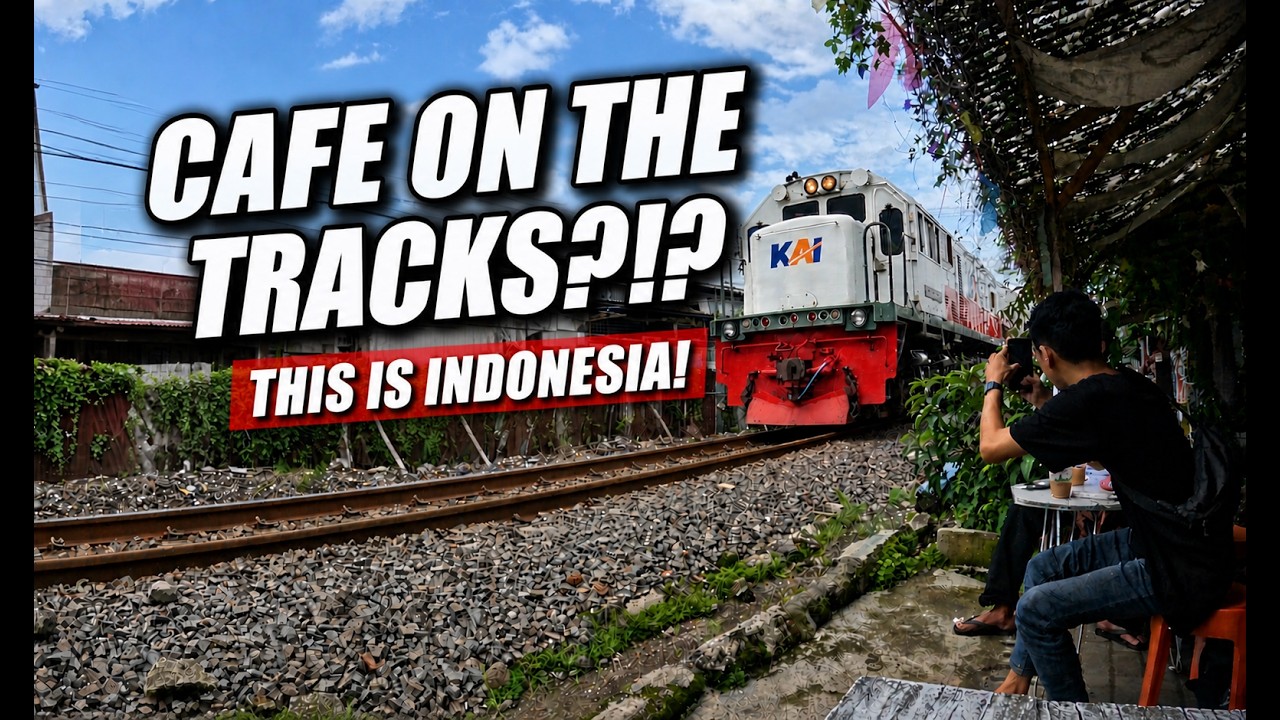 Forget Vietnam... Indonesia Has It's OWN Train Street!