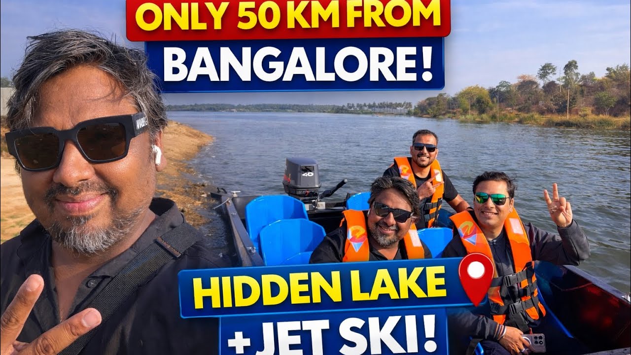 Nelligudde Kere View Point | Hidden Lake Near Bangalore (50 KM Ride) 🏍️🌊