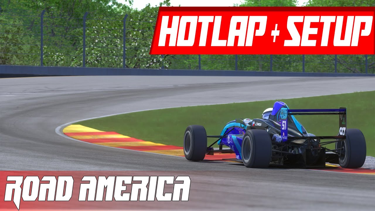 Assetto Corsa | Road America | Tatuus FA01 | 2:05.116 | + Setup