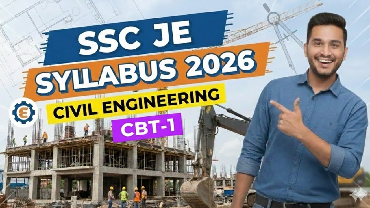SSC JE 2026🔥| CBT-1 | SYLLABUS | PRAYAS-THE HOPE | #SSCJE2026 