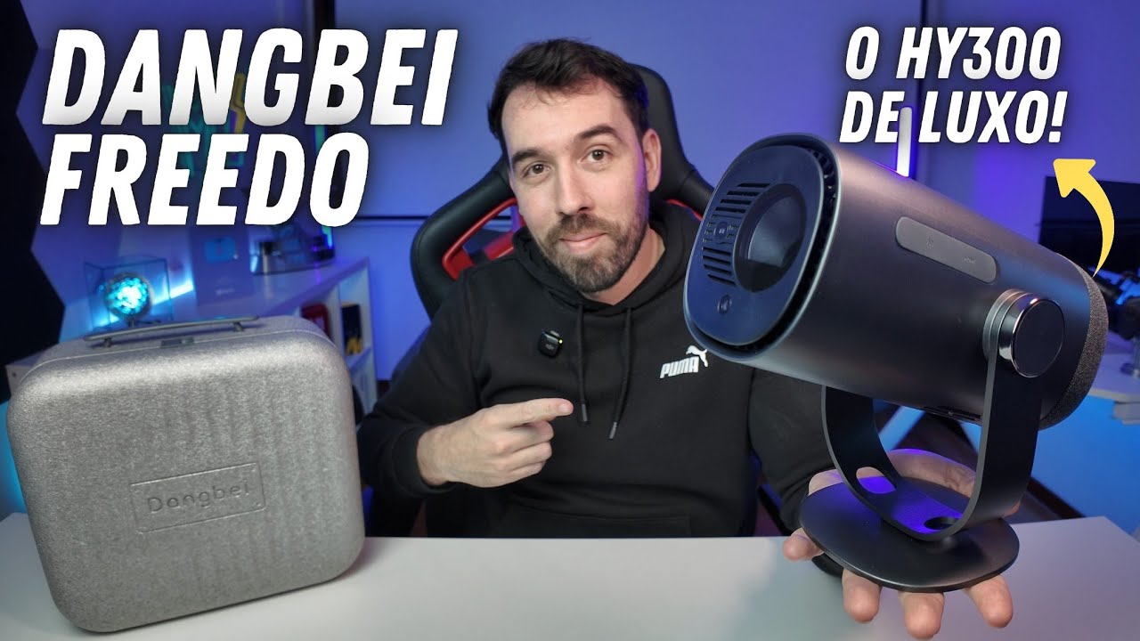 PROJETOR PORTÁTIL E POTENTE - LANÇAMENTO DANGBEI FREEDO TÁ INCRÍVEL