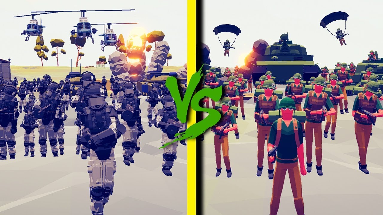 SCP TEAM vs WW2 ARMY - Totally Accurate Battle Simulator TABS
