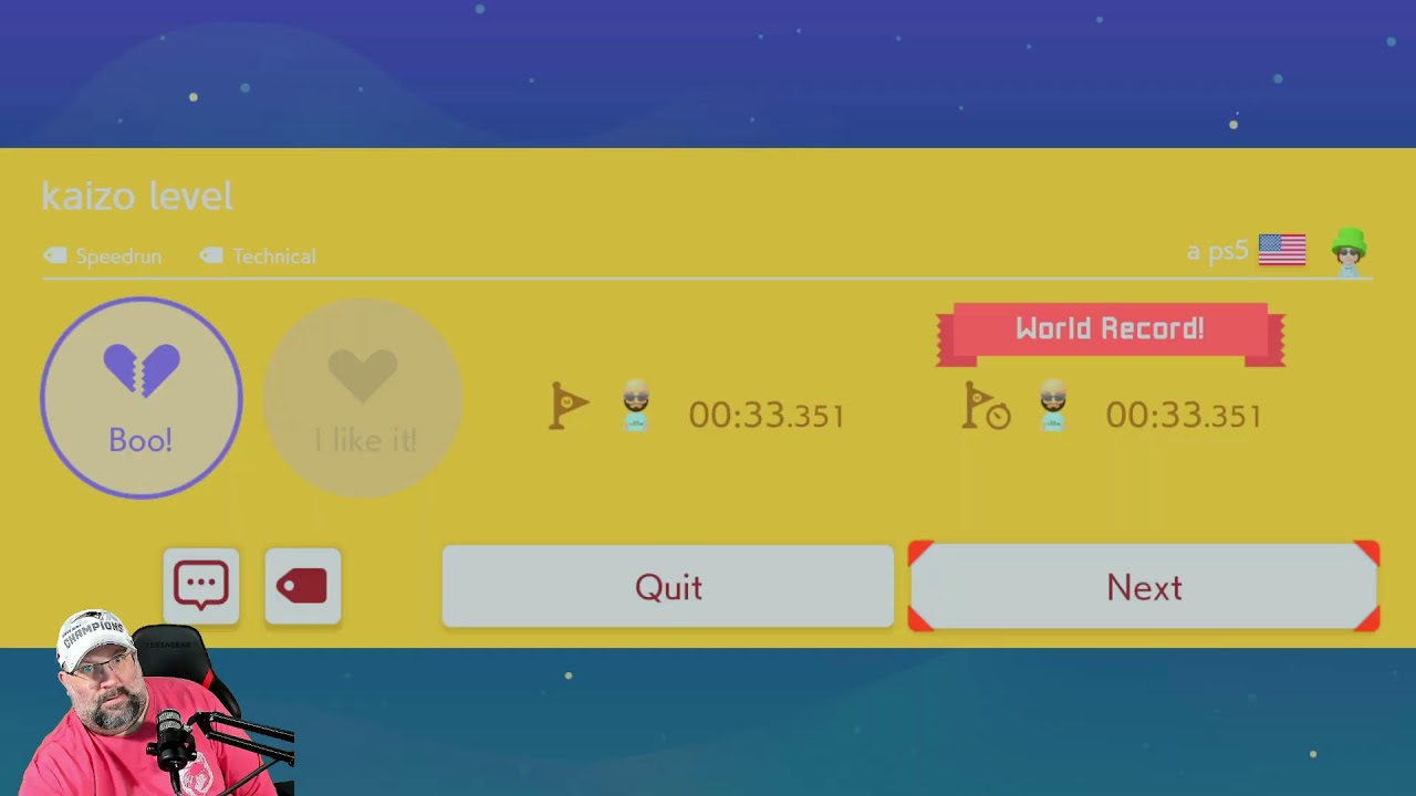 Super Mario Maker 2 PB runs 1/19/26