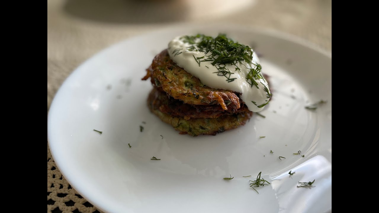 Placki z cukinią i ziemniakami #dzejkejispolka #dinner #zucchini #potato #wege #warzywa