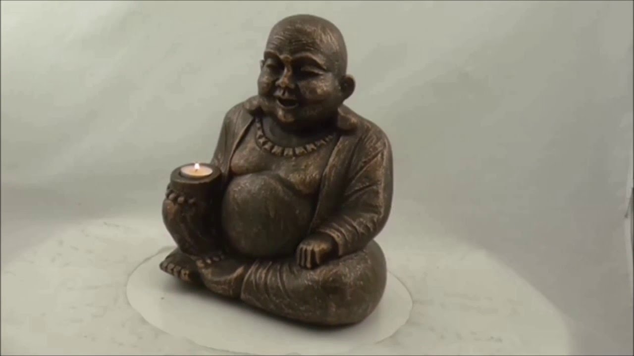 LegendURN Buddha urn with a candle Buddha Urne mit Kerze Boeddha urn met waxinelichtje 200023