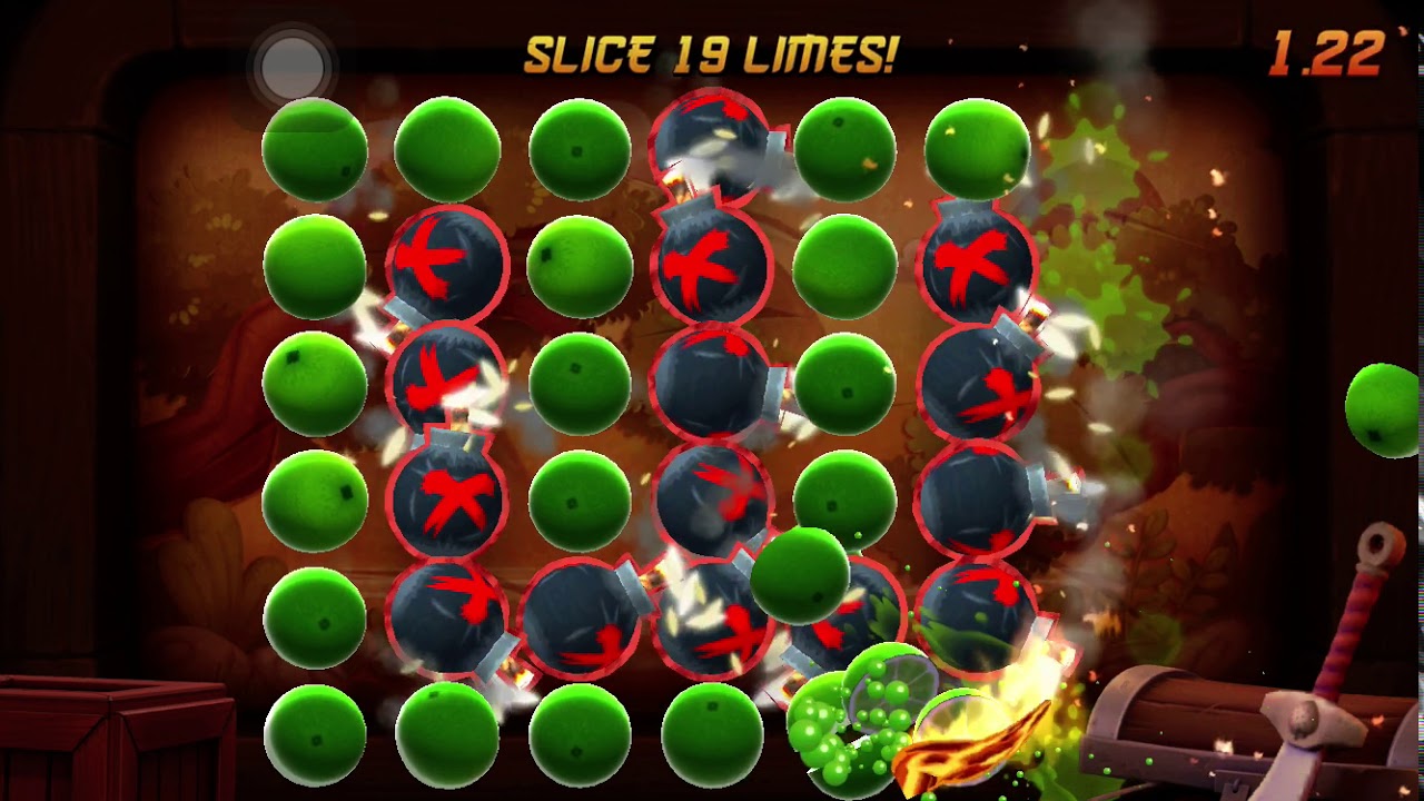 Fruit ninja 2 android/ios - minigame shuffle gameplay