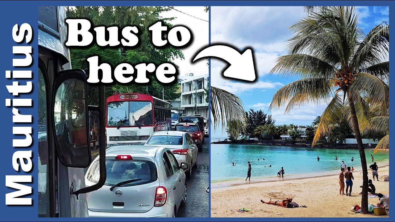 Bus from Grand Baie To Pereybere Mauritius and back