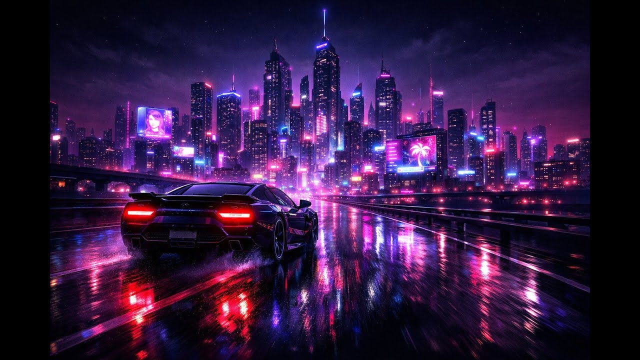 Synthwave Mix - Music for Focus, Deep Work, Coding