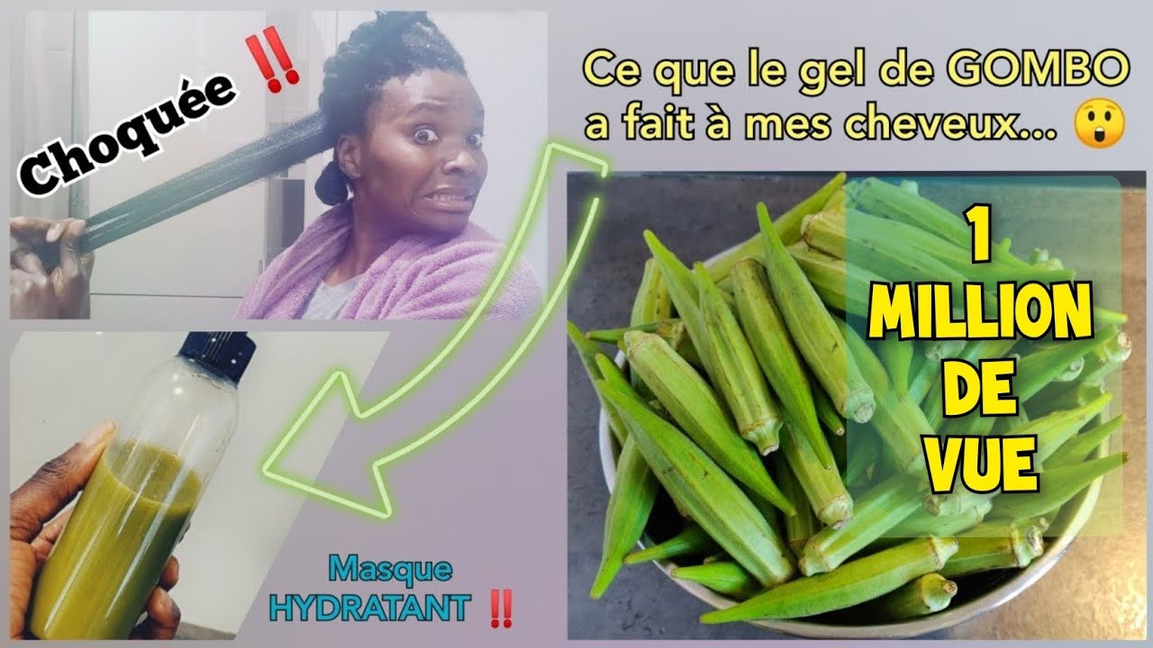 🇨🇮45• GEL DE GOMBO - Masque hyper HYDRATANT - PÉPITE TRÈS VERTE 💚 cheveux crépus / Afro - Valèh Té