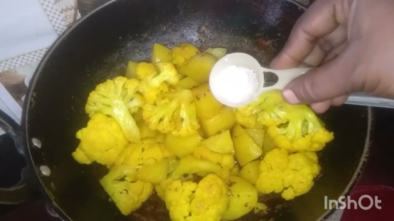 আজ আমি ফুলকপি আলুর তরকারি করলাম😍😍