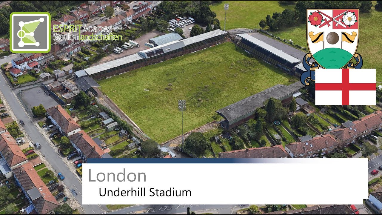 Underhill Stadium | Barnet F.C. | Google Earth | 2016