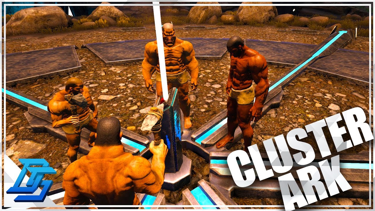 Ark Survival Evolved - Annunaki Genesis - Pt 1 - CLUSTER ARK , Scorched Earth & The Island (Modded)