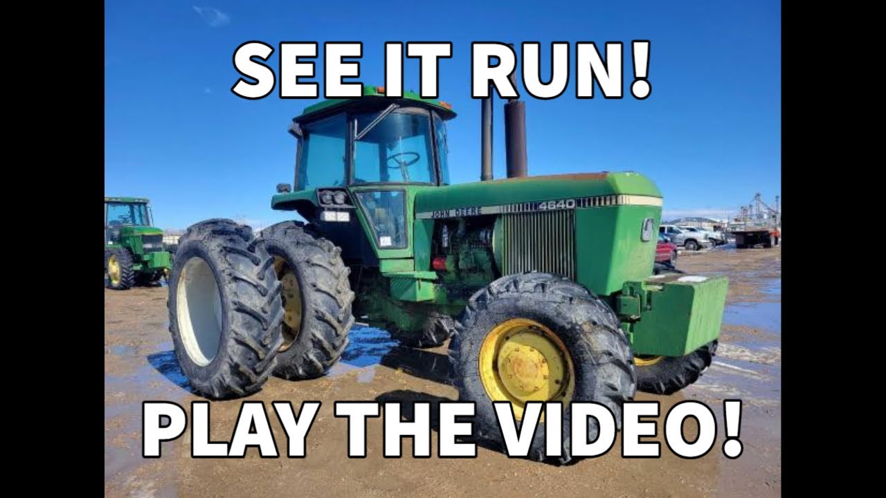 1030 &bull; 1981 John Deere 4640   155HP 4WD Tractor