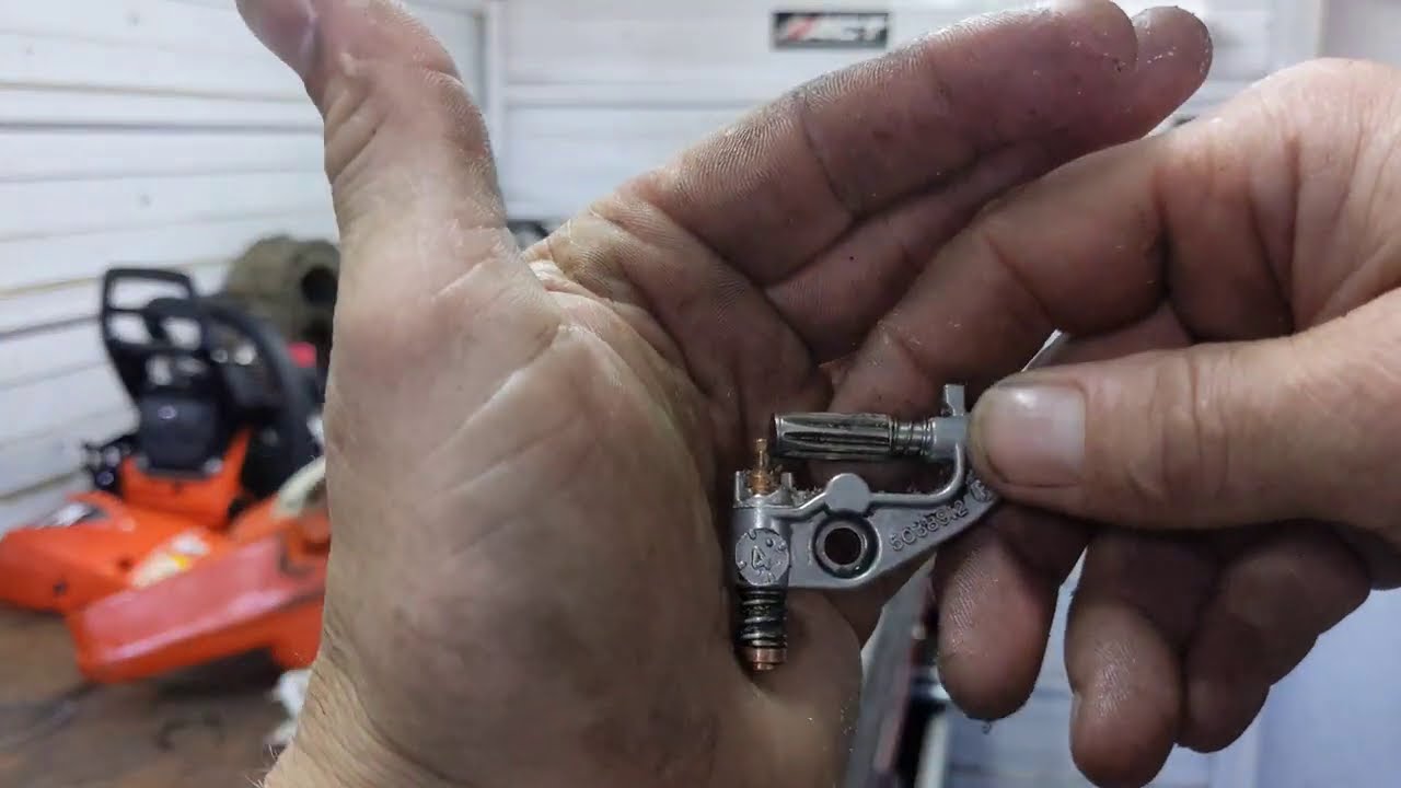 How to increase flow on chainsaw oiler