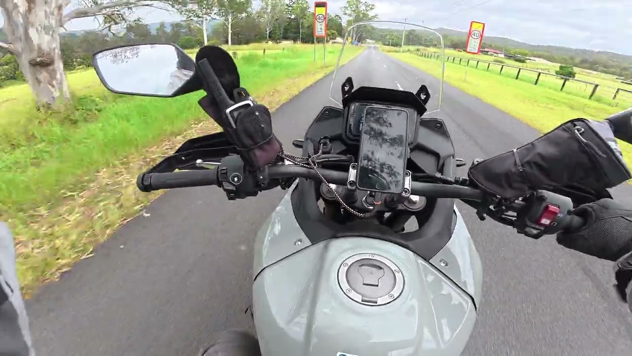 Back road ride and squawk Honda Transalp 750
