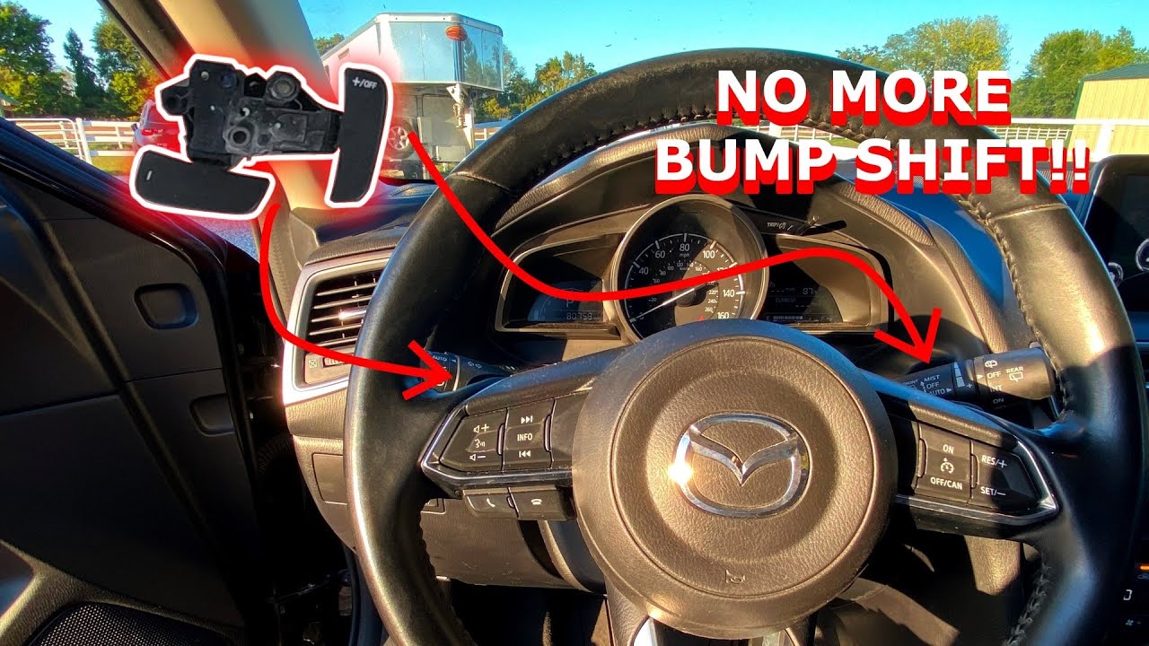 Как установить подрулевые переключатели на вашу Mazda 2014 года выпуска и старше