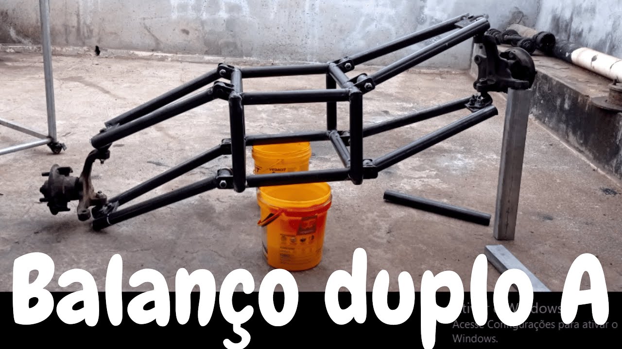COMO fazer balança DUPLO A SEM COMPLICAÇÃO para gaiola cross kart Cross caseiro [Passo a Passo]