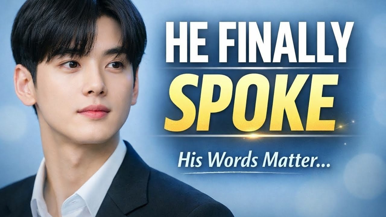 💗Cha Eun Woo Finally Speaks — His Calm Words Change the Tax Controversy Conversation😮